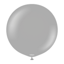Kalisan Standard Grey 36" Latex Balloons 2pk