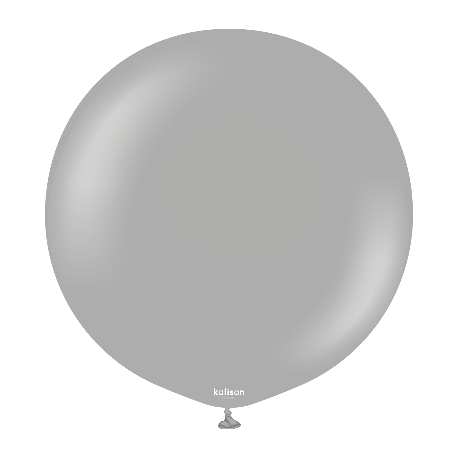 Kalisan Standard Grey 36" Latex Balloons 2pk