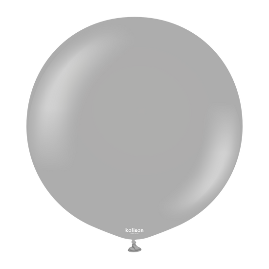 Kalisan Standard Grey 36" Latex Balloons 2pk
