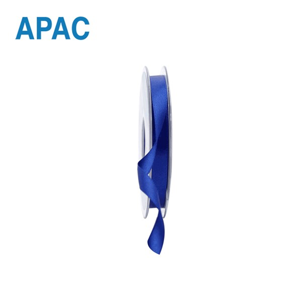 APAC Ribbon Satin Royal Blue 10mm x 20M