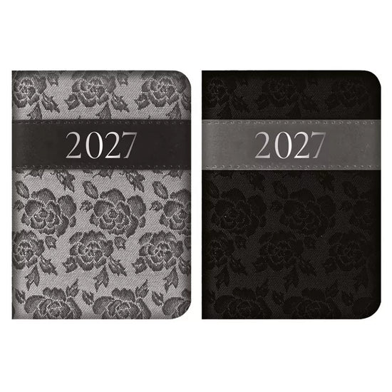 Diary Pocket WTV Fabric Two Tone Rose 2027 18pk