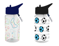 Drinks Bottle Gaming/Football 400ml 2pk