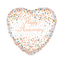 Oaktree Fizz Anniversary Rose Gold 18" Foil