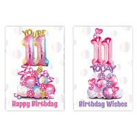 Poppyhill C50 Birthday Age 11 12pk