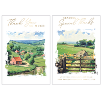 Poppyhill 12 Pack Cards C50 Thank You