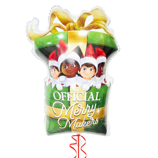 Unique Foil Balloon Elf On The Shelf 34"