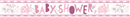 Unique Banner Baby Shower Pink 9ft