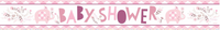Unique Banner Baby Shower Pink 9ft