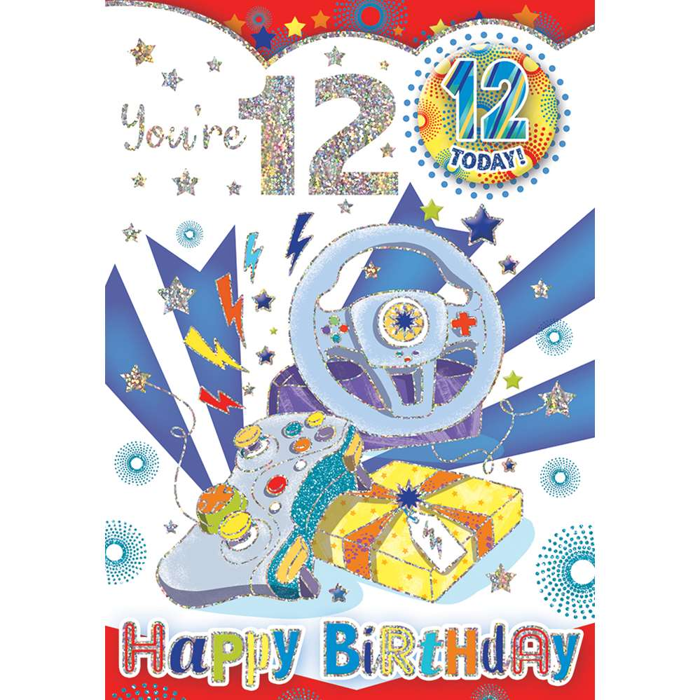 Xpress Yourself C50 Birthday Age 12 6pk