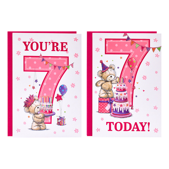 Poppyhill C50 Birthday Age 7 12pk