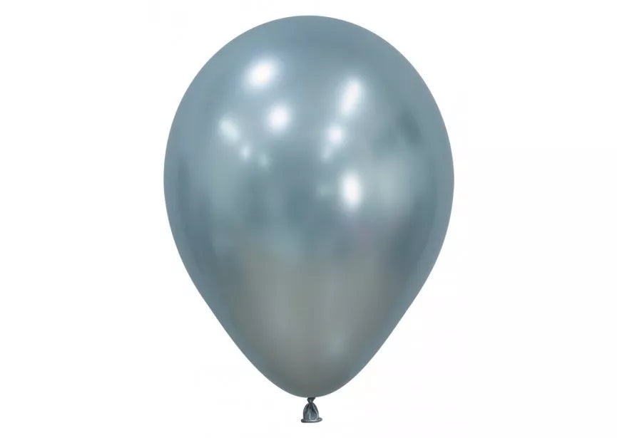 Sempertex Silk Arctic Blue 12-inch latex balloons, 12-pack, decorative latex balloons for celebrations and events.