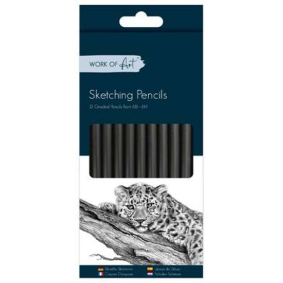 12 Sketching Pencils
