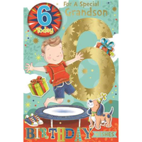 Xpress Yourself C75 Birthday Age 6 Grandson 6pk