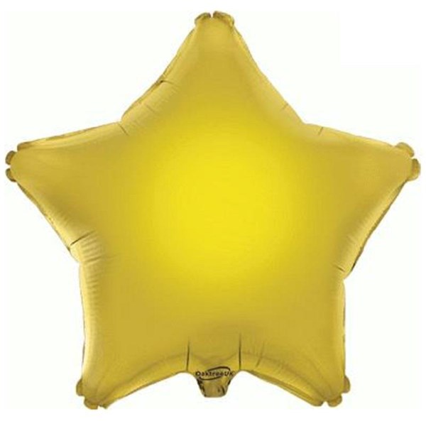 Oaktree Foil Balloon Gold Star 19"