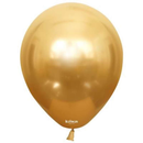 Kalisan Mirror Gold 12" Latex Balloons 50pk