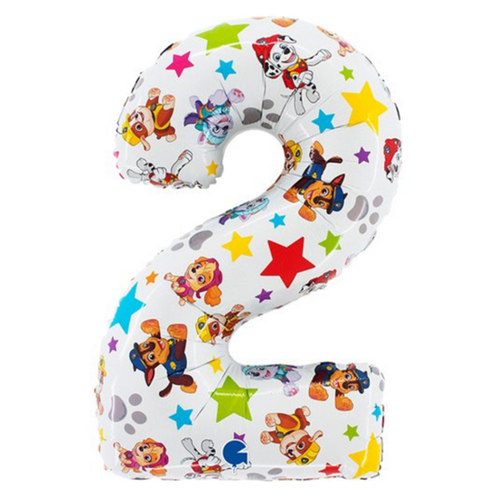Grabo Foil Balloon Paw Patrol 26" Number 2