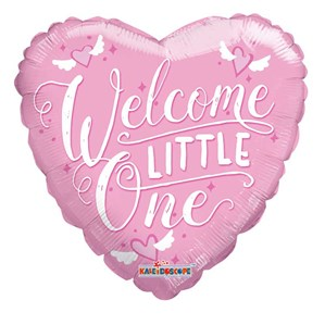 APAC Foil Balloon Welcome Little One Pink 18