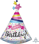 Anagram Birthday Sparkle Banner 36" Foil Balloon