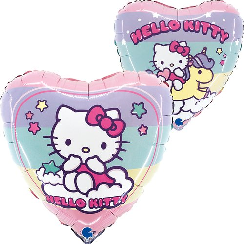 Grabo Foil Balloon Hello Kitty Rainbow 18"