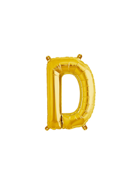 Qualatex Foil Balloon Gold 16" Letter D