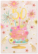 Isabel's Garden C50 Birthday Age 50 6pk