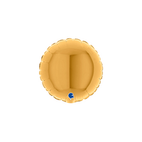 Grabo Foil Balloon Gold Round 4"