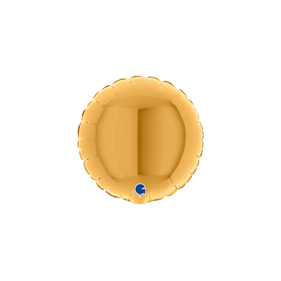 Grabo Foil Balloon Gold Round 4"