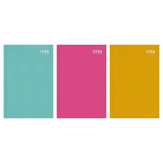 Diary A4 DAP Bright Casebound 2027 5pk