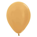 Sempertex Metallic Gold 12" Latex Balloons 50pk