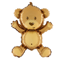 Grabo 14-inch foil balloon featuring a cute bear design, perfect for celebrations and party decorations.