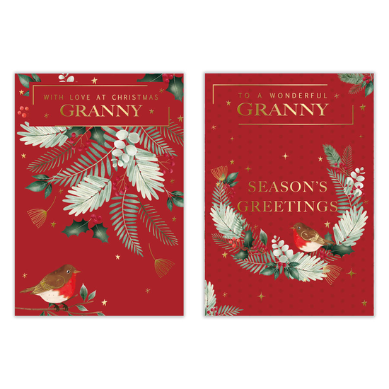 Poppyhill 12 Pack Cards C50 Christmas Granny