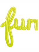 Fun Script 27" Foil Balloon - Lime Green