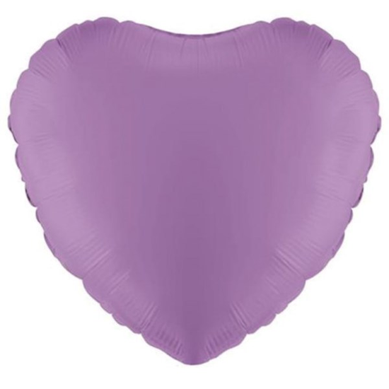 Oaktree Foil Balloon Lavender Heart 18"