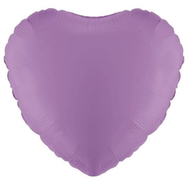 Oaktree Foil Balloon Lavender Heart 18"