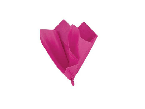 Unique 10 Sheet Tissue Paper Hot Pink