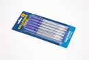 Reach Stationery 6 Pack Ballpoint Pens Blue