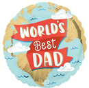 Anagram Foil Balloon World's Best Dad 18