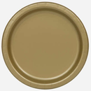 Unique 16 Pack Plates Gold Round 9