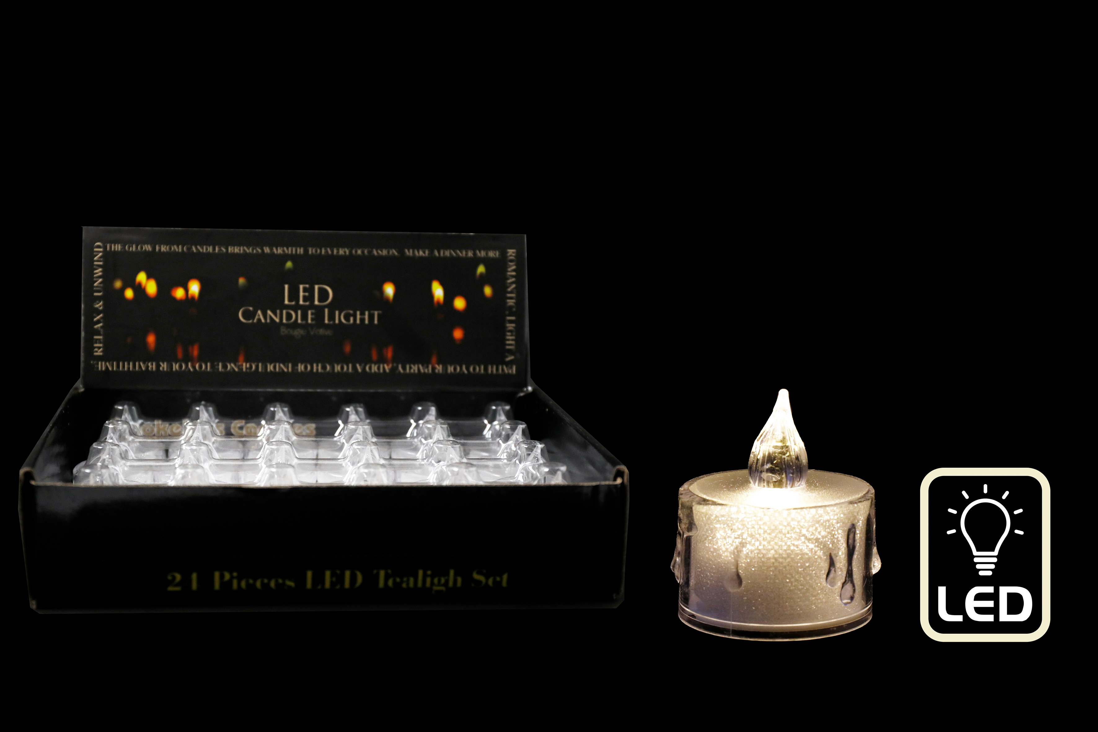Sifcon Candle LED Drip 3.8x5cm