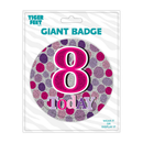 Big Badges Age 8 Female 6pk