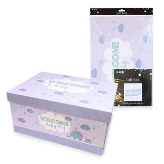 Gift Box Flat Pack Welcome Baby Boy