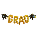 Club Green Foil Balloon Banner Gold Grad 16"