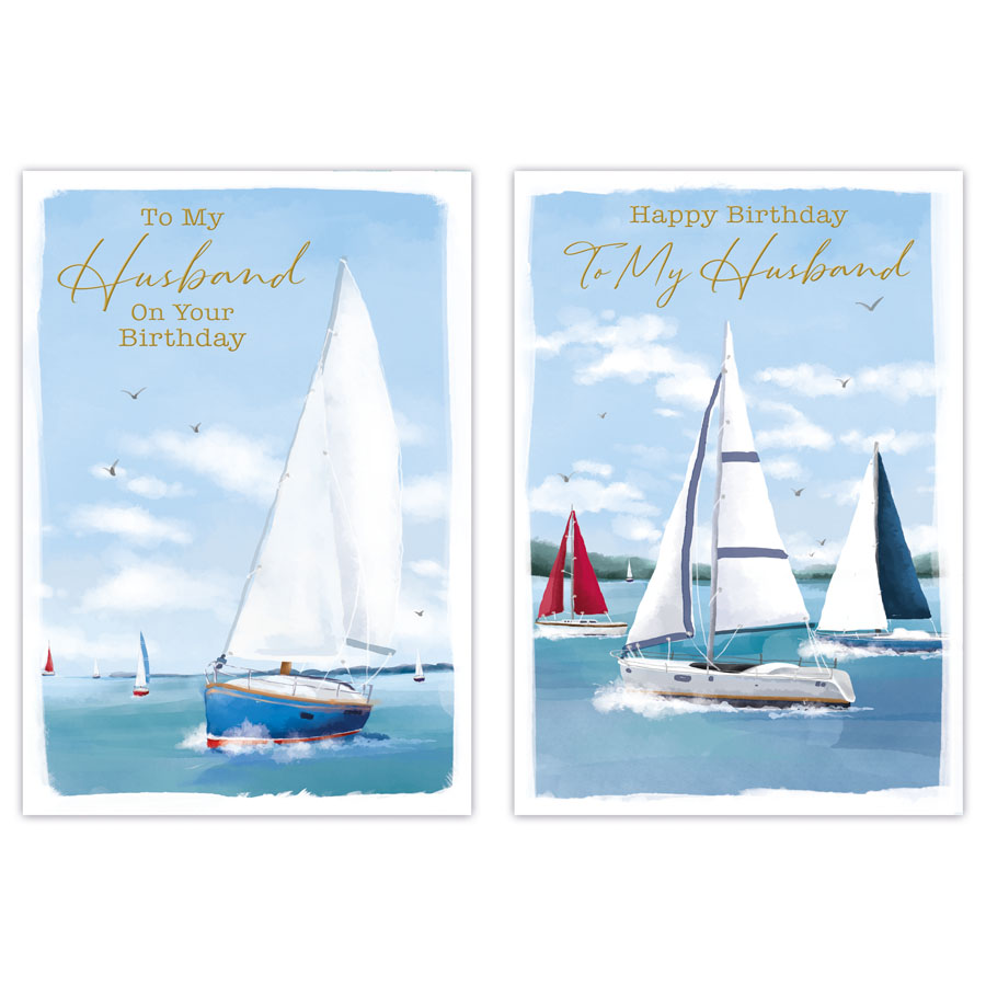 Poppyhill C50 Birthday Husband 12pk
