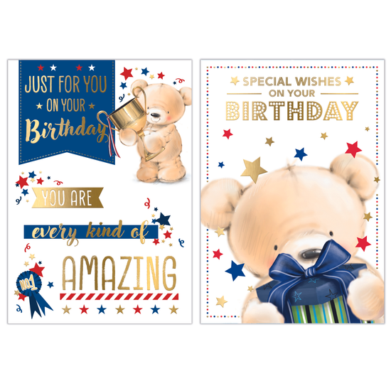 Poppyhill 12 Pack Cards C50 Birthday Open