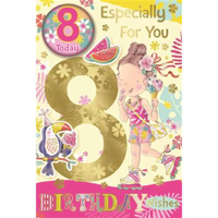 Xpress Yourself C75 Birthday Age 8 6pk