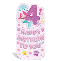 Prelude Platinum C55 Birthday Age 4 6pk