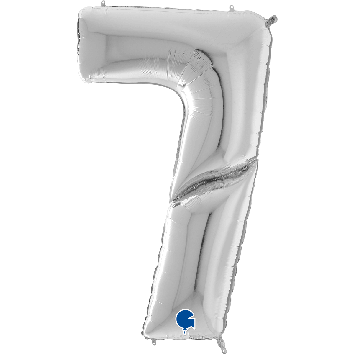 Grabo Foil Balloon Silver 64" Number 7