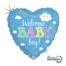 Grabo Foil Balloon Welcome Baby Boy 18"