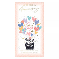 Set of six Prelude C55 anniversary cards featuring elegant designs, perfect for celebrating special occasions with loved ones.