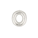 Oaktree Foil Balloon Silver 7" Letter O
